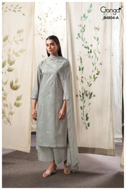 Ganga drisanae 4804 handloom cotton dress materials wholesale per meter